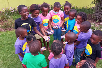 Gyift sponsored Easter celebration at Dimponyana Tsa Lapeng Children’s Shelter in Johannesburg, South Africa